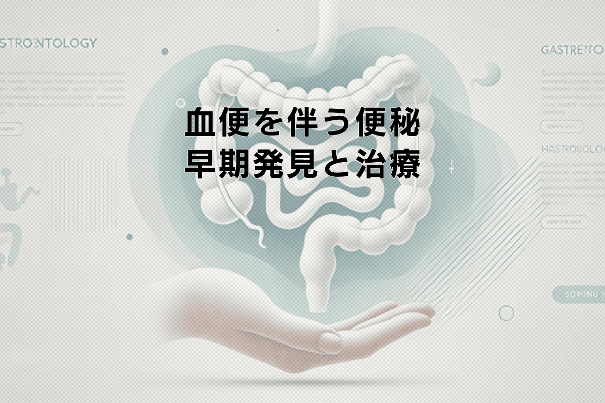 血便を伴う便秘はなぜ起こるのか｜早期発見と治療