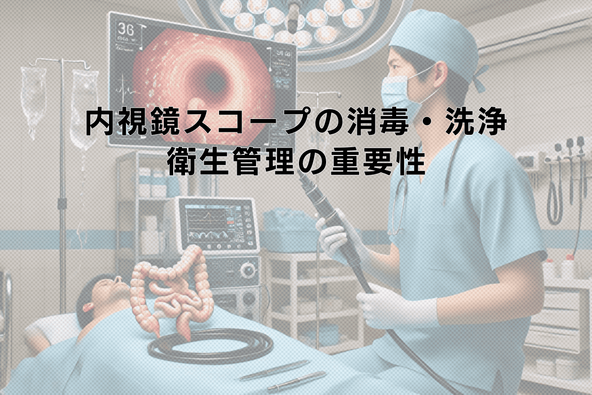 内視鏡スコープの消毒・洗浄方法と衛生管理の重要性