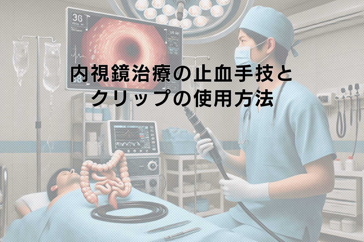 内視鏡治療の止血手技とクリップの使用方法について