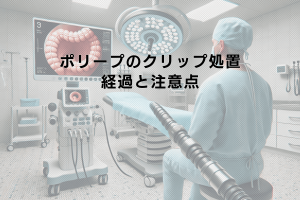 大腸ポリープのクリップ処置後の経過と注意点について