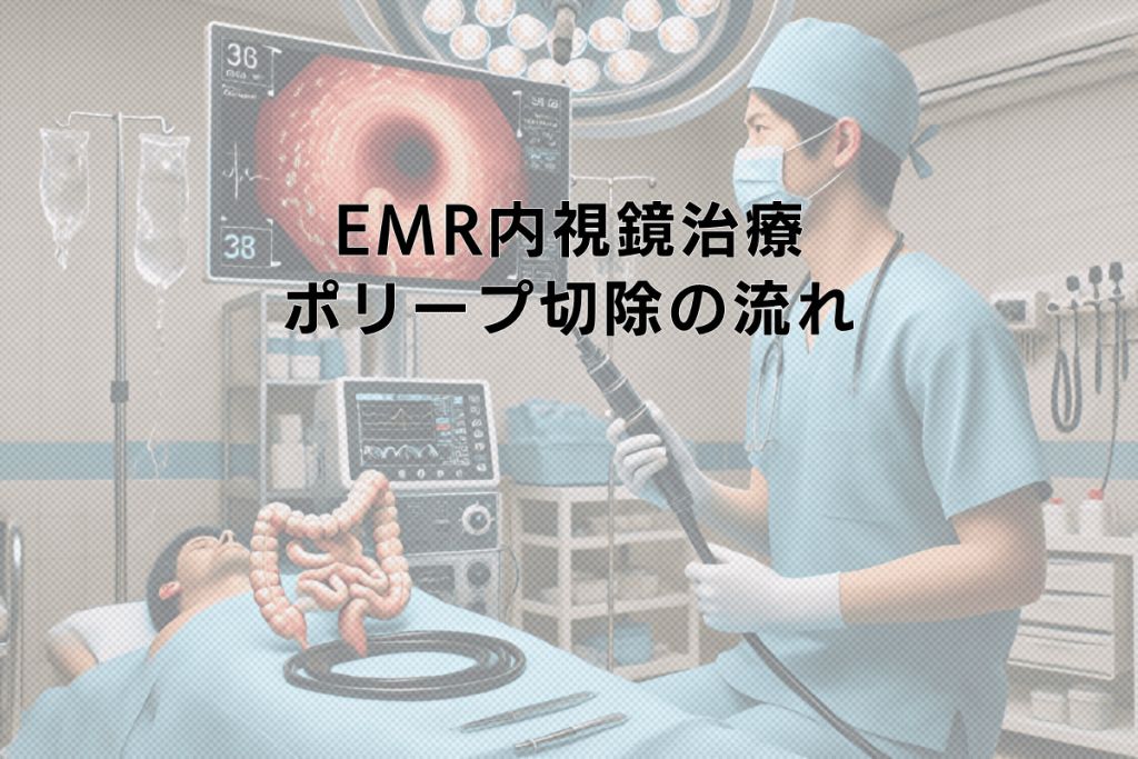 EMR内視鏡治療による大腸ポリープ切除 - 手術の流れと回復期間