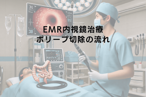 EMR内視鏡治療による大腸ポリープ切除 - 手術の流れと回復期間